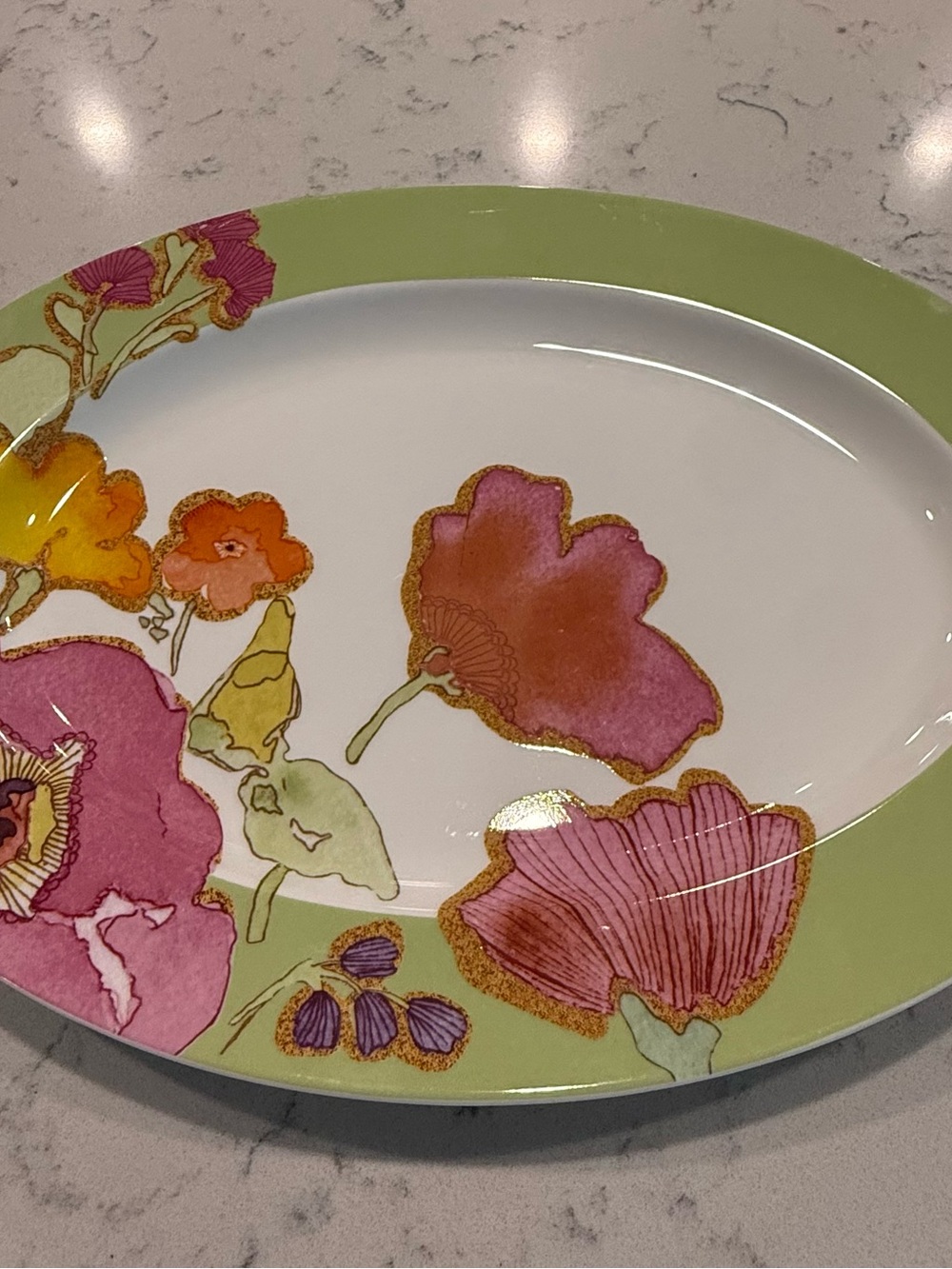 Lenox Floral Fusion oval platter 16”